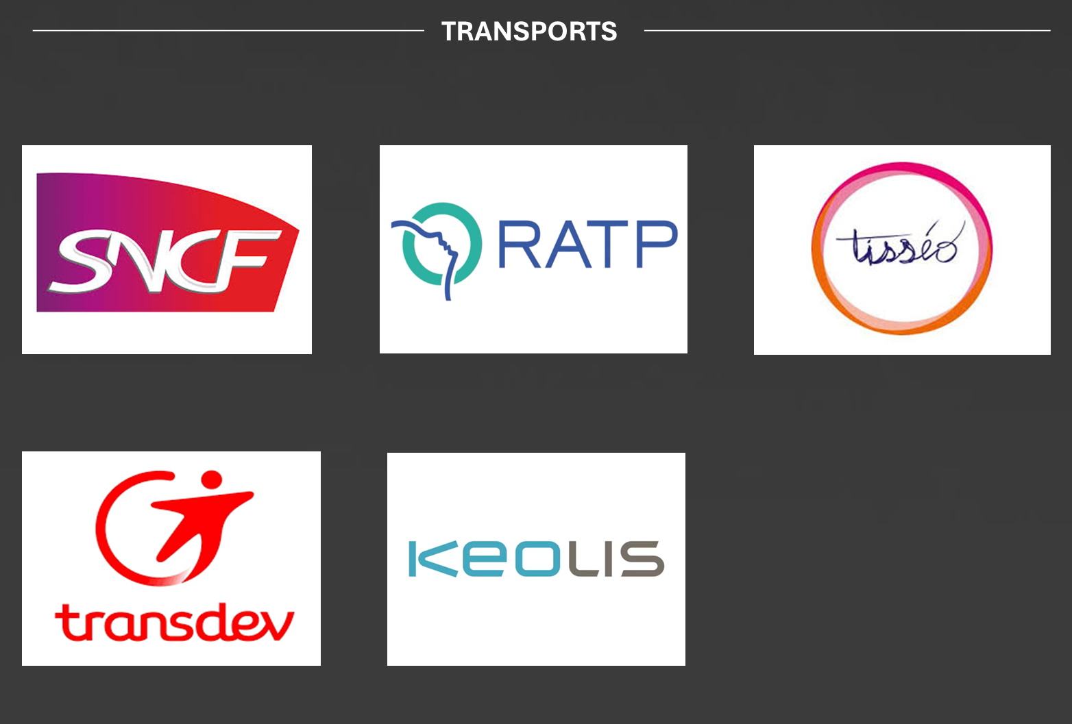 Références clients transports